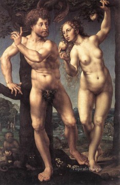 Jan Mabuse Painting - Adam and Eve 1925 Jan Mabuse